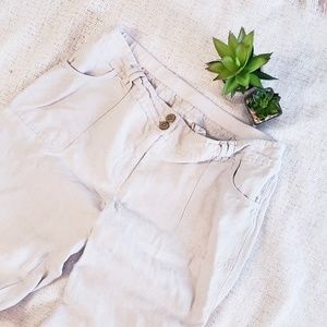 CHICOS Linen Capris 2X